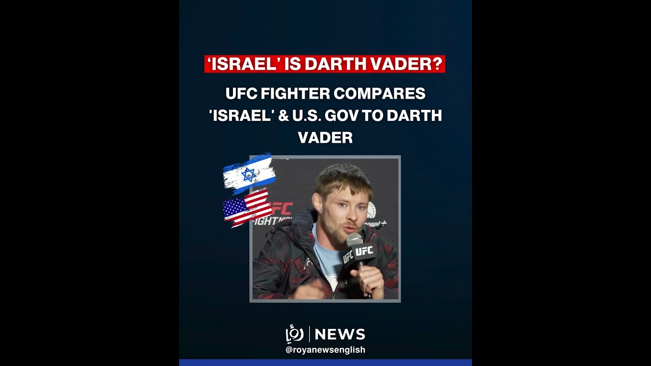 🇮🇱🇺🇲UFC fighter compares 'Israel' & US gov to Darth Vader