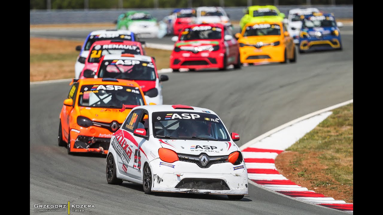 Mixa (Twingo Cup) -Grobnik 2022.07.23 Race 1 - Onboard + Data overlay