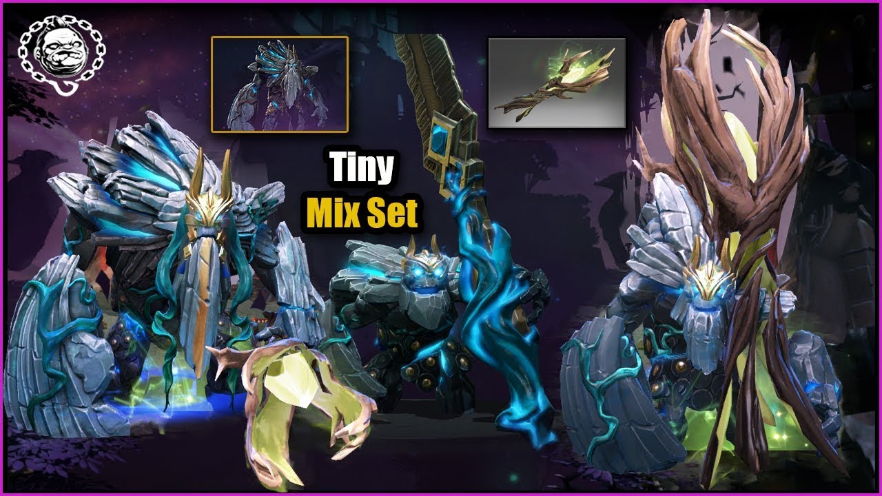 Dota 2 Tiny Mix Set Majesty of the Colossus + Crystal Dryad
