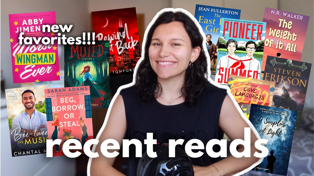 all the books i read in may 💛 new releases, romances, queer books, fantasy...