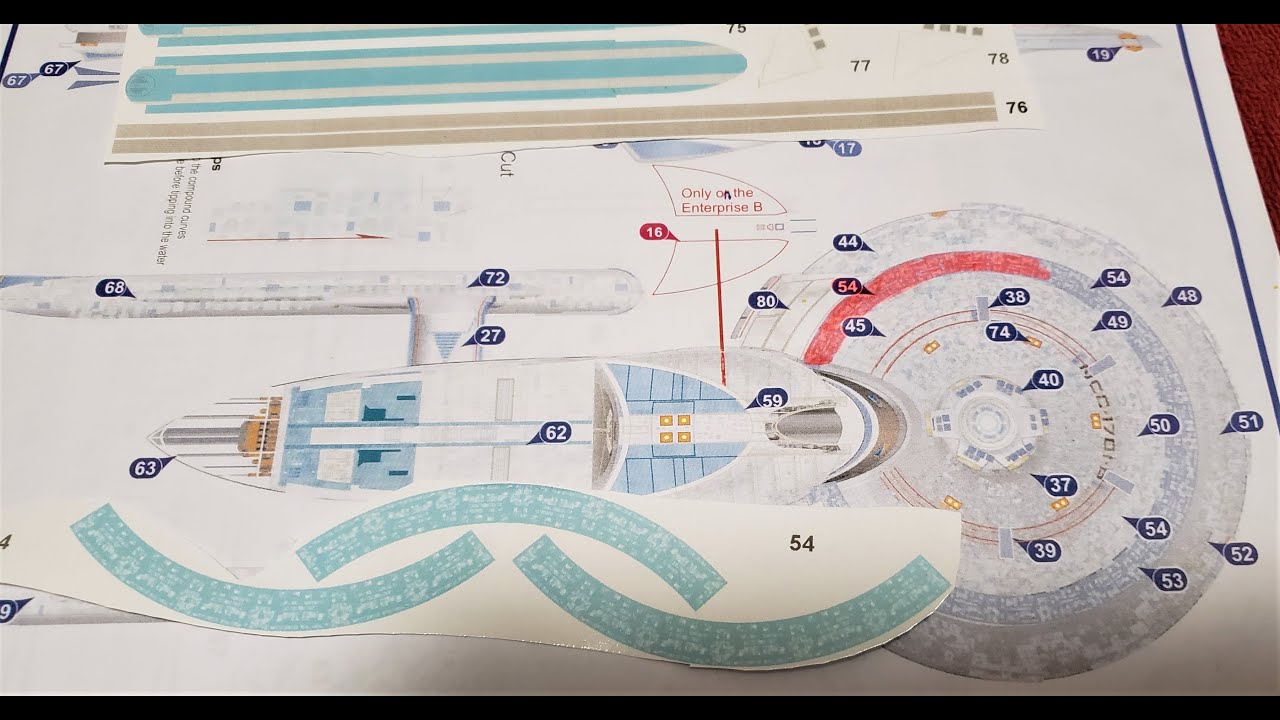 Decal Unboxing Episode 3: Enterprise-B Aztec Decals (1400 and 1000 scale)