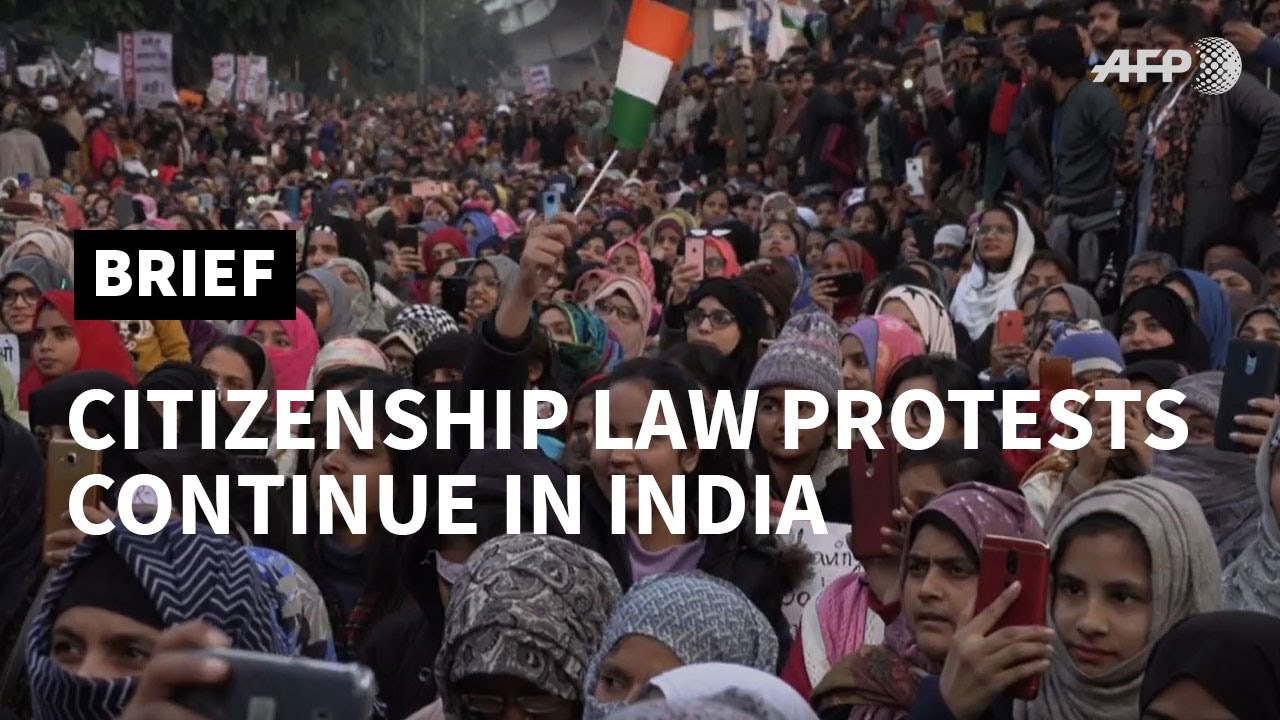 'Anti-Muslim' law protests continue as India marks New Year | AFP