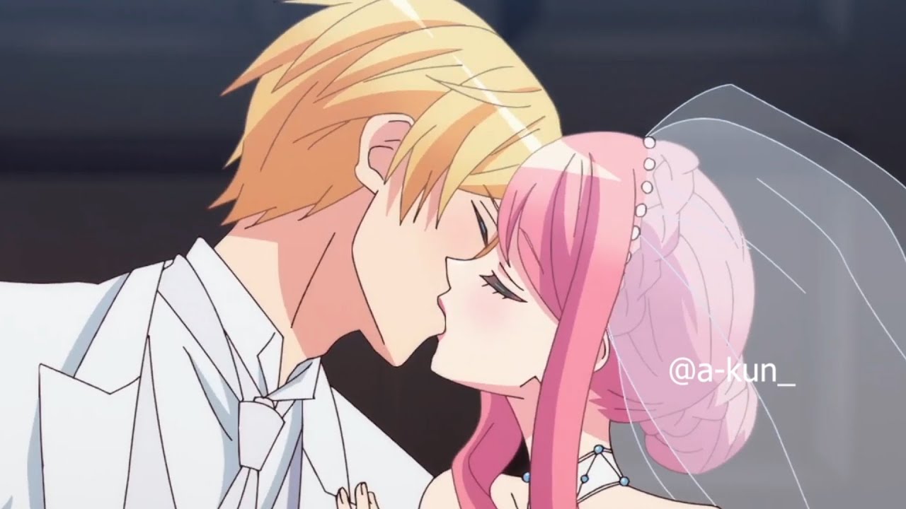 Marie x Arthur cute lovely romantic kiss😘 scene😍 || Anime Kiss Scene @a-kun_