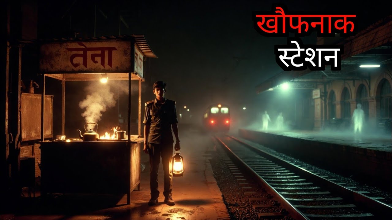 भूतिया रेलवे स्टेशन पर काम कर रहे 😱टिकट कलेक्टर की ऐसी खौफनाक कहानी!जो आपकी नींद उड़ा देगी 