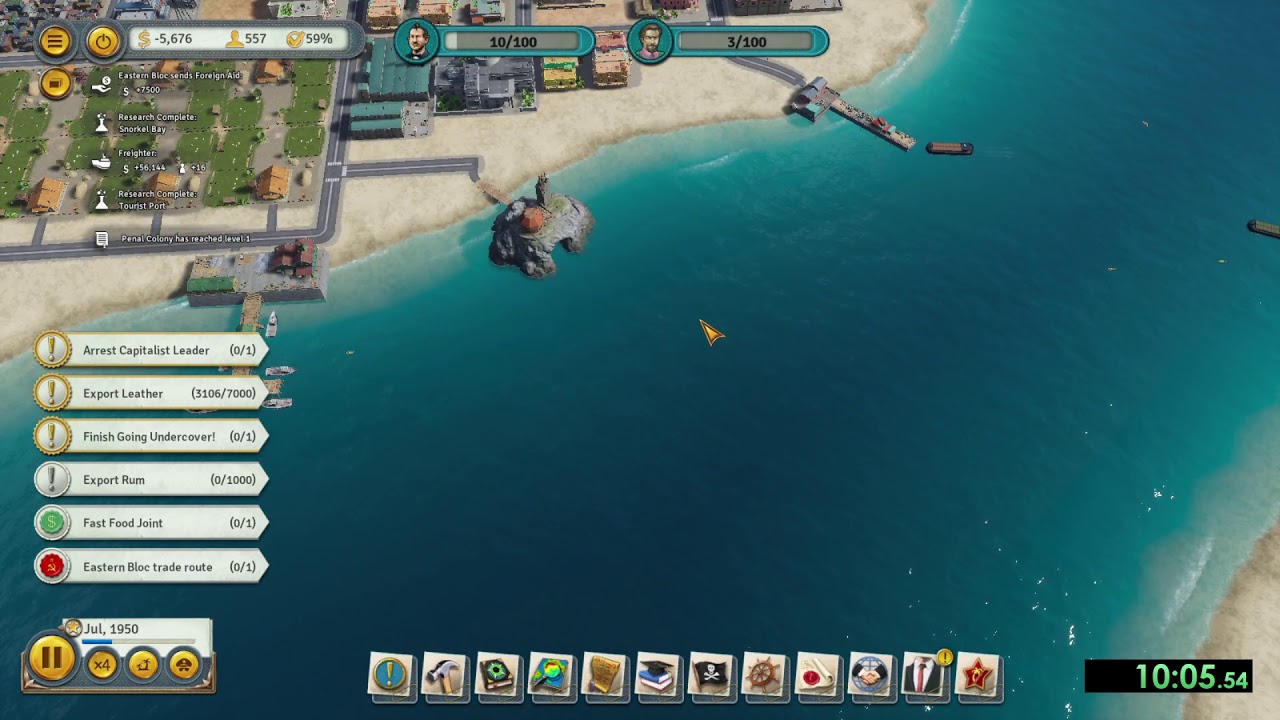 Tropico 6 Caribbean Skies -  Penultimo&rsquo;s Secret Mission Speedrun - Medium Difficulty in 26:38