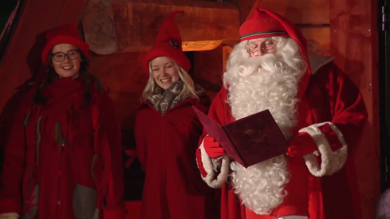 Santa Is On His Way event in Santa Claus Village, Rovaniemi in Finnish Lapland, Dec 23rd 2017