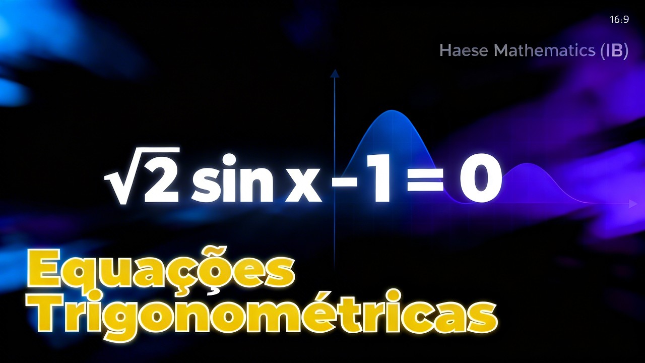 COMO RESOLVER A EQUAÇÃO V2 SIN X - 1 = 0? LIVRO HAESE MATHEMATICS.