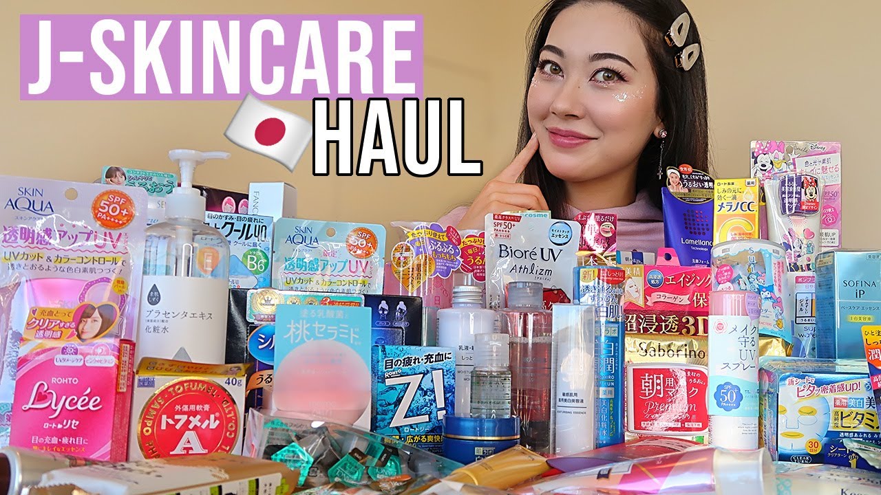 HUGE JAPANESE SKINCARE HAUL! | What is currently popular in 2019 💕