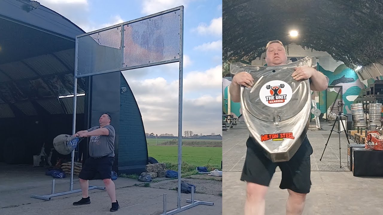 Boxing Day Training Session - 600lb Kratos Bar Deadlift and Strongman Events Training