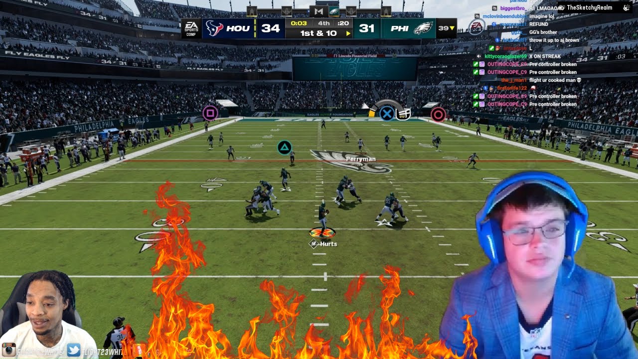 FlightReacts Vs Sketch HILARIOUS INTENSE Madden 24 Wager!