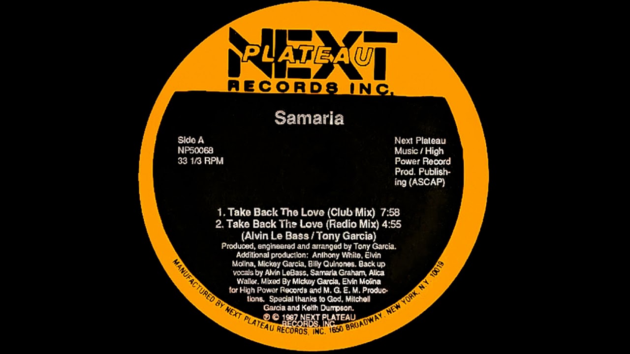 Samaria - Take Back The Love (Club Mix) HD