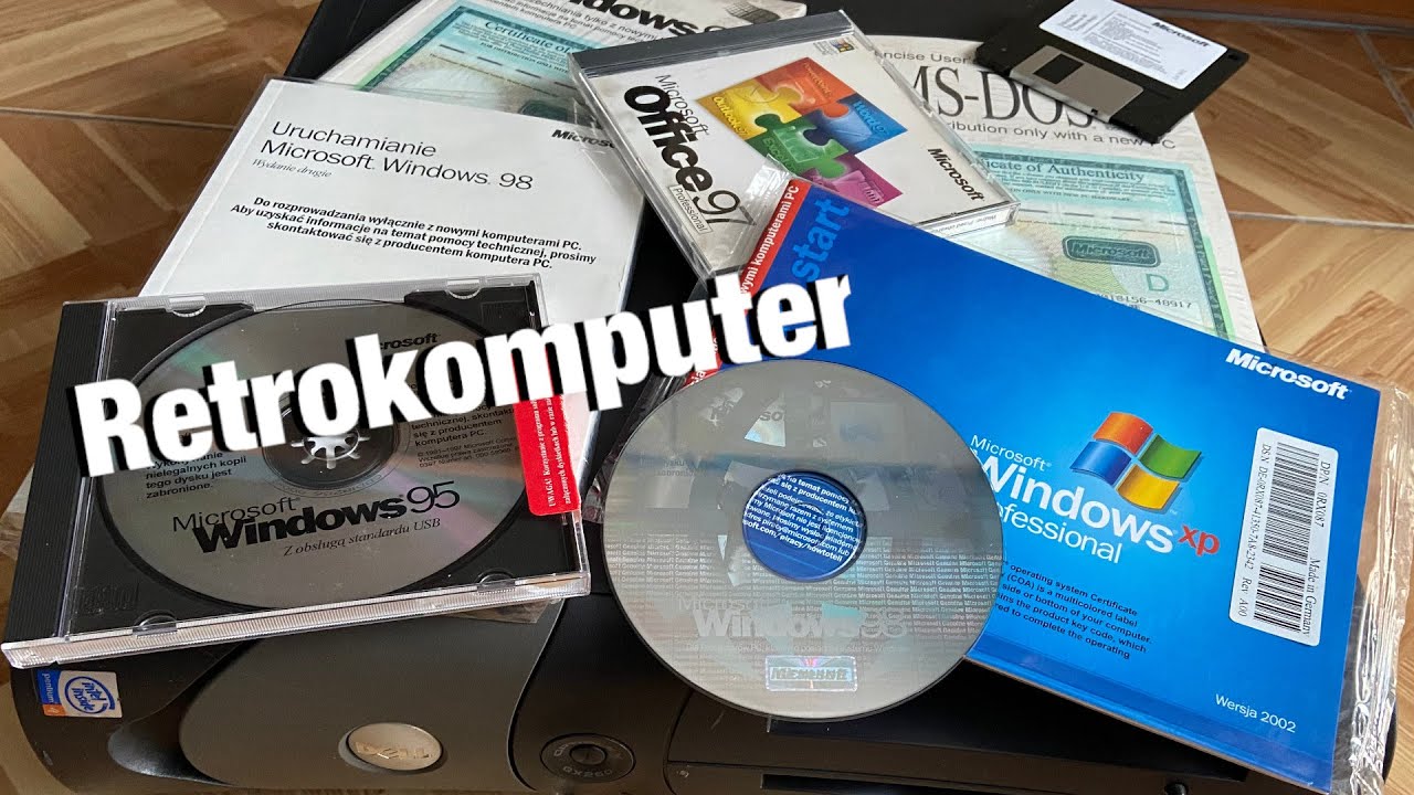 Retro komputer na bazie Pentium 4 (Windows 95, 98, XP + Linux) - VLOG