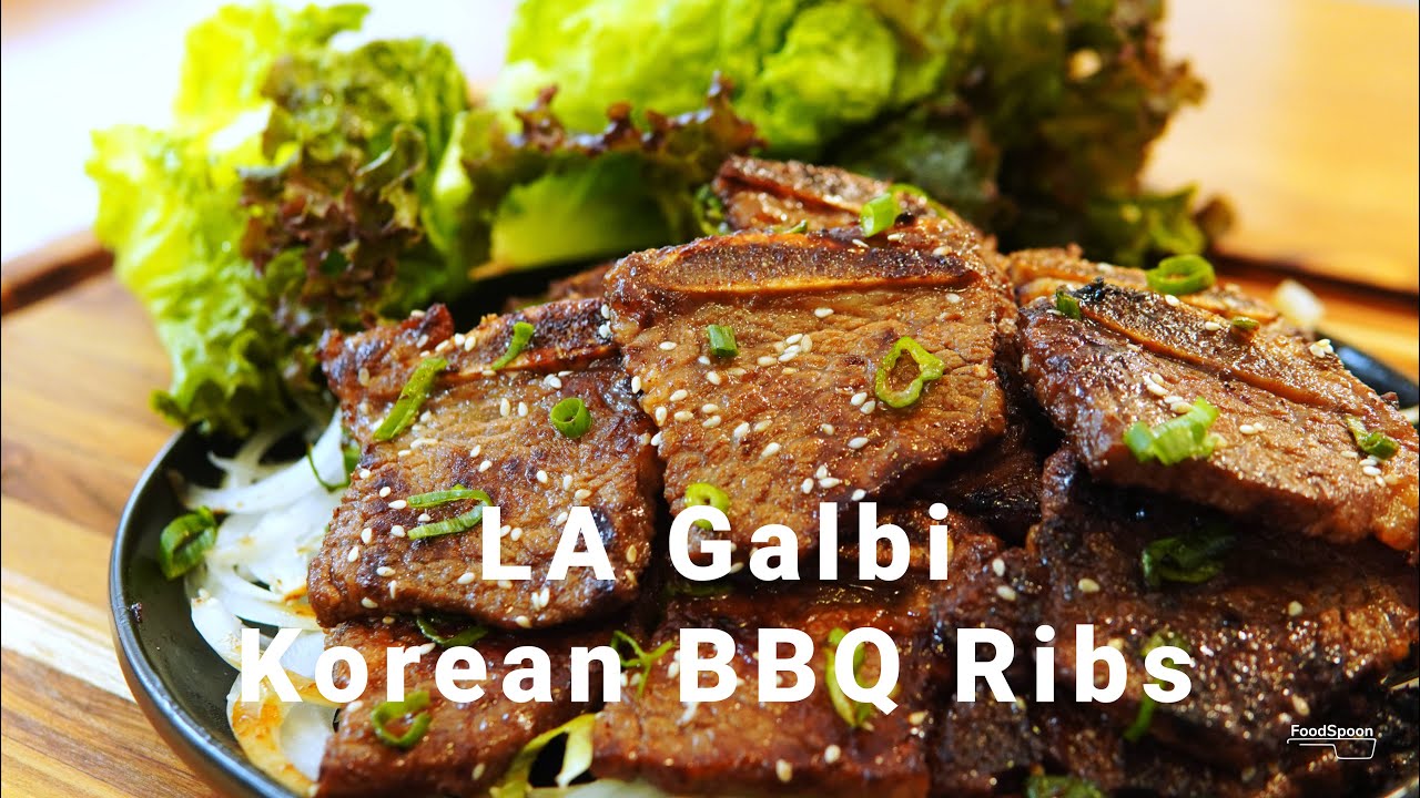 LA Galbi Korean BBQ Marinated Beef Ribs Recipe
