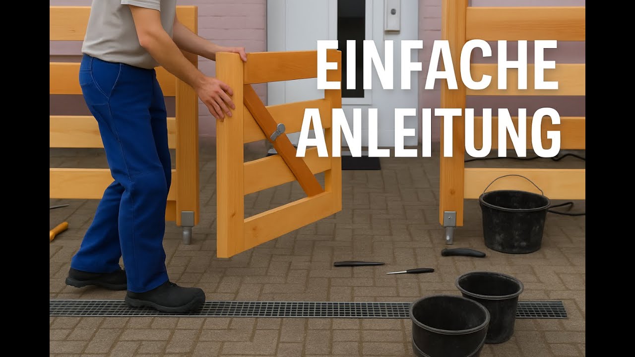 ,,Gartentor selber bauen - Stabil , günstig & einfach erklärt!