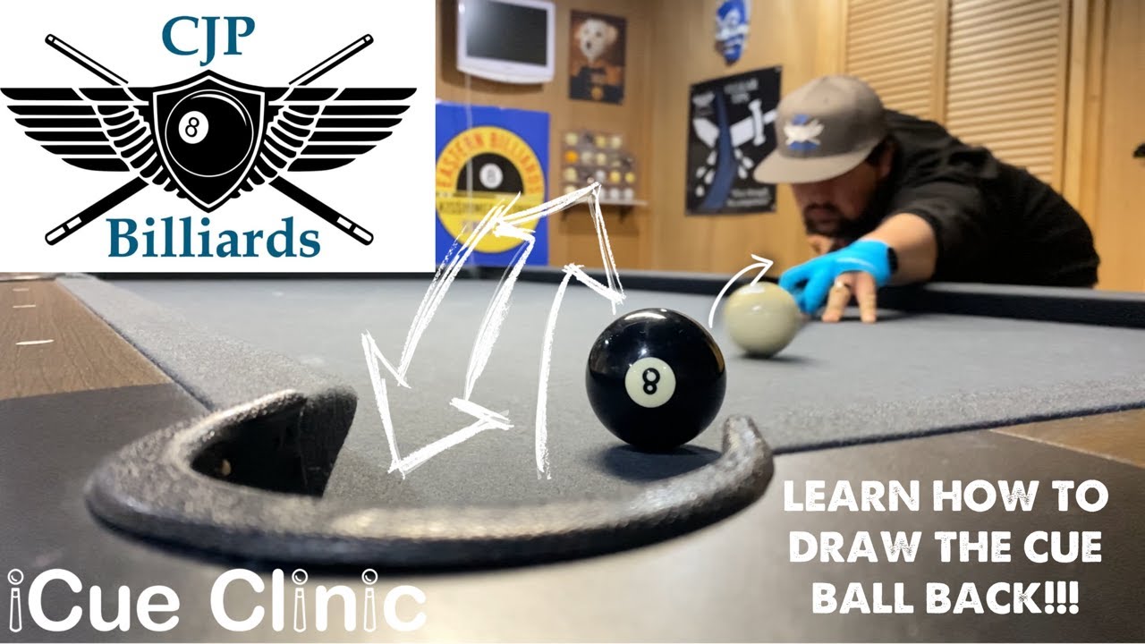 How to Draw The Cue Ball/Use Backspin in Pool! - iCue Clinic Episode 2
