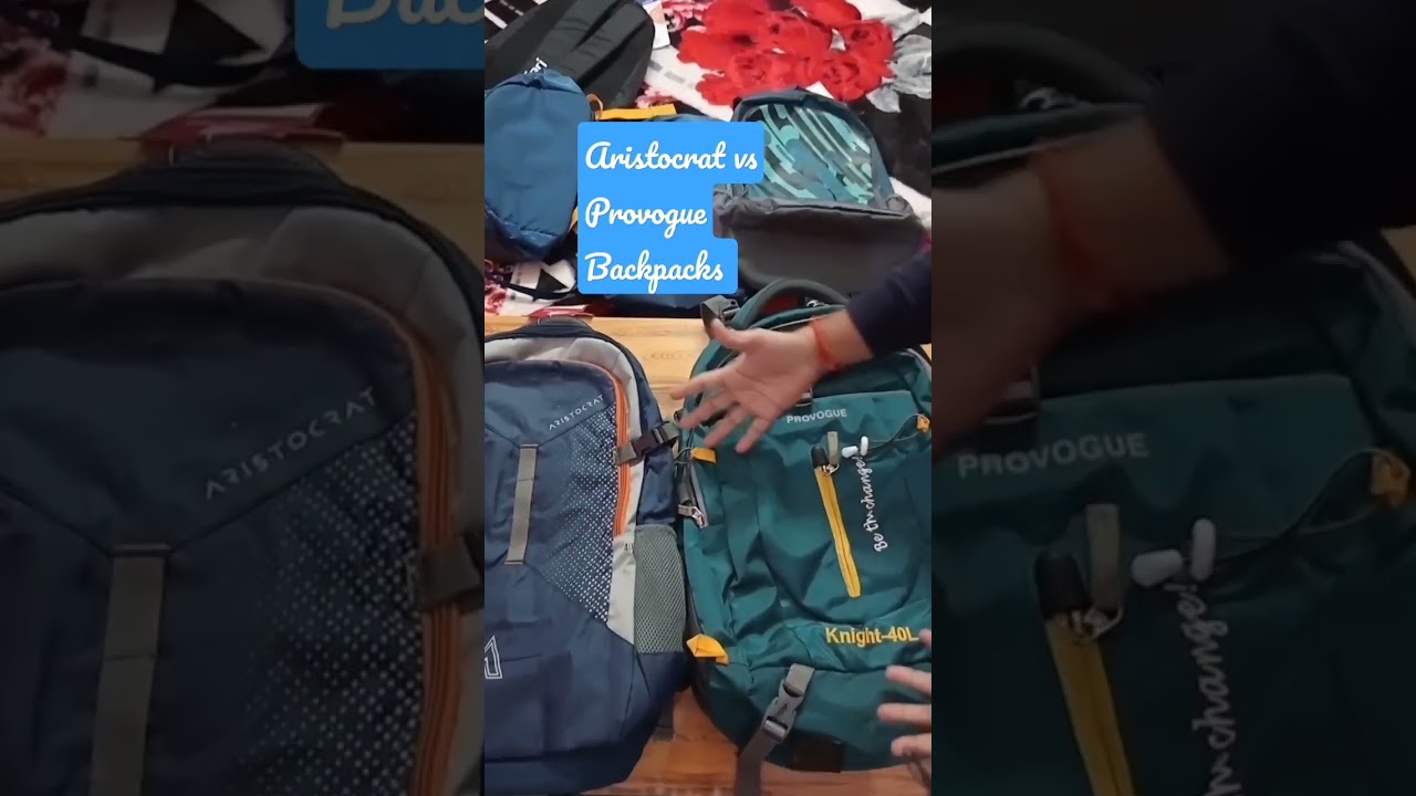 Aristocrat vs Provogue Backpacks #bags #schoolbags #backpacks