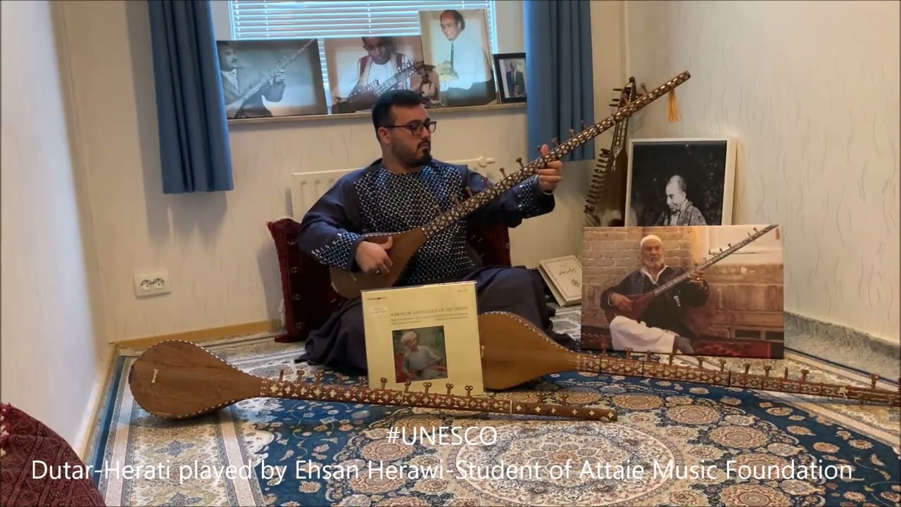 Dutar-Herati played by Ehsan Herawi-Student of Attaie Music Foundation for UENSCO
