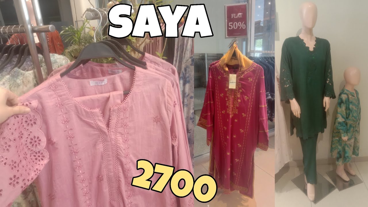 Saya New Collection 2026 | saya 2 Piece Dress 2700 | Saya 2026