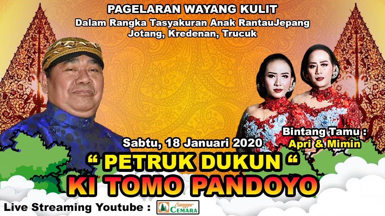 Live KI TOMO PANDOYO. LAKON PETRUK DUKUN. Bt: Apri - Mimin.