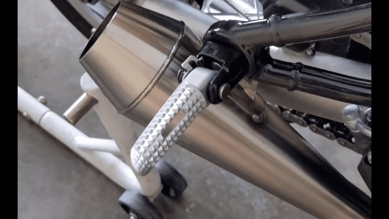 Motorcycle Passenger Pegs Install - Triumph Thruxton R