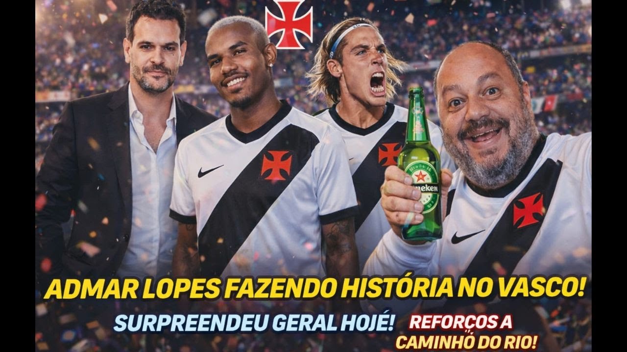 AGORA VAI! ADMAR AGE NOS BASTIDORES E VASCO FICA PRÓXIMO DE ANUNCIAR PACOTÃO DE REFORÇOS!