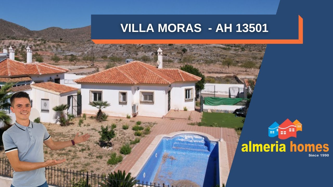 Villa for sale in Arboleas with an 8x4m pool and outstanding views / Villa Moras - AH13501