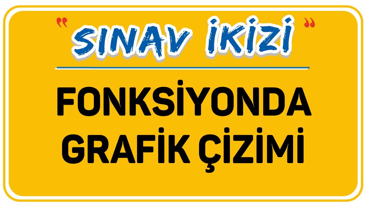 FONKSİYONDA GRAFİK ÇİZİMİ | FONK. 10 | ŞENOL HOCA