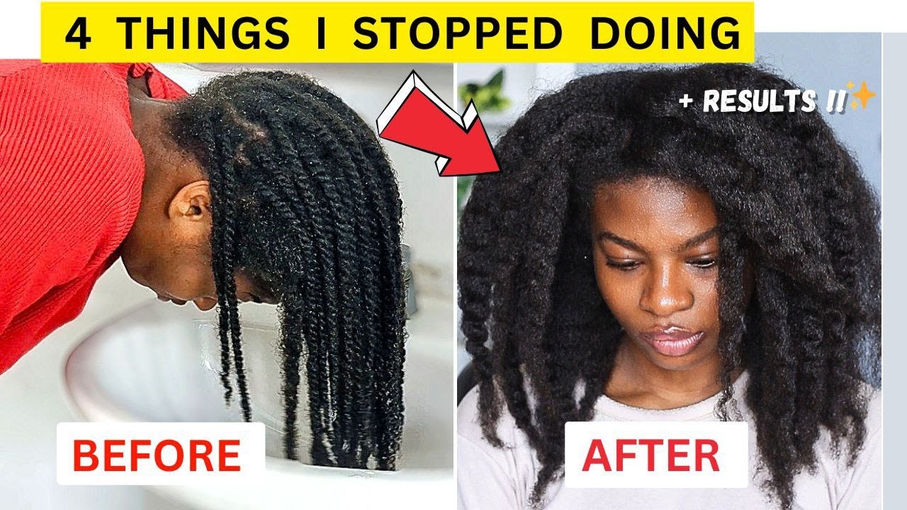 4 IMPORTANT NATURAL HAIR No's For Hair Growth#haircare hairgrowthtips #4chair #washday