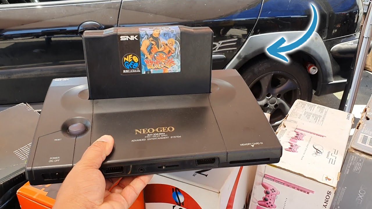 Caçada gamer #406 Neo Geo super Nintendo ps2 jogos ps3 na feira do rolo!!!