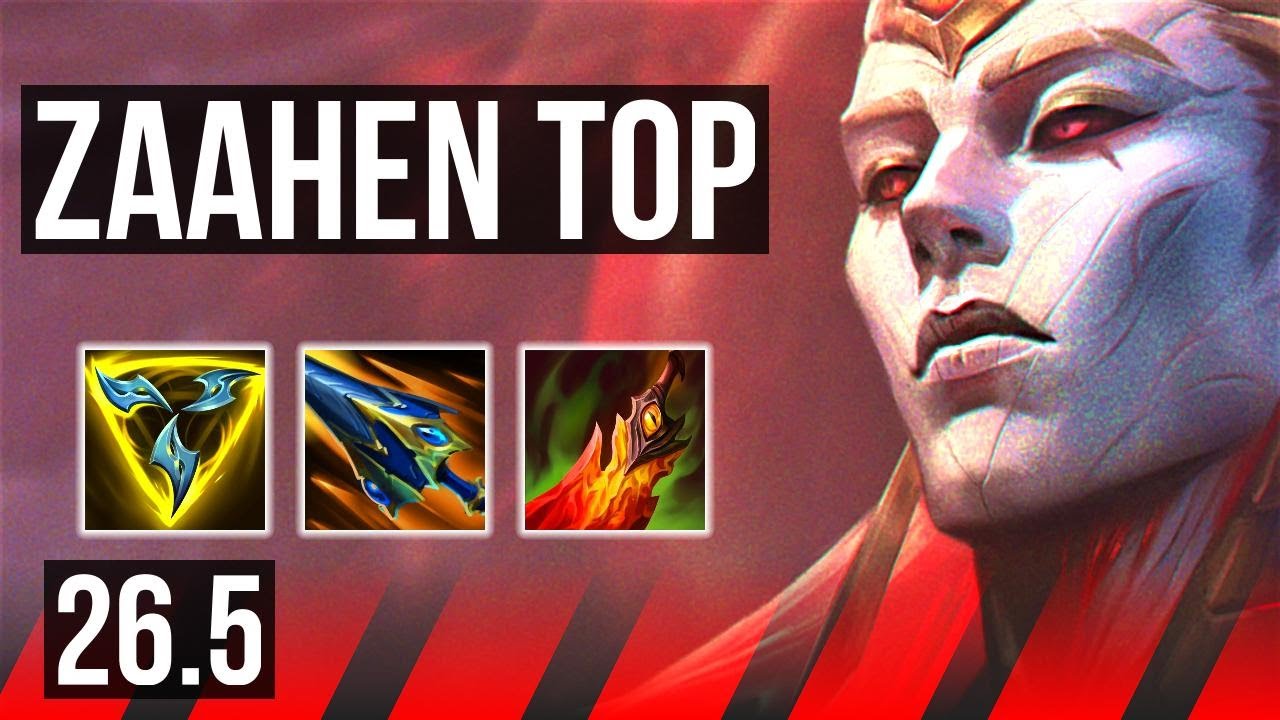 ZAAHEN vs K'SANTE (TOP) | Perfect KDA: 4/0/7 | KR Master | 26.5