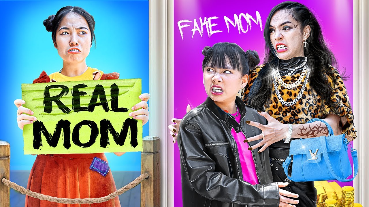 Fake Rich Mom Vs Real Poor Mom! I Was Kidnapped By Fake Mom | Baby Doll And Mike