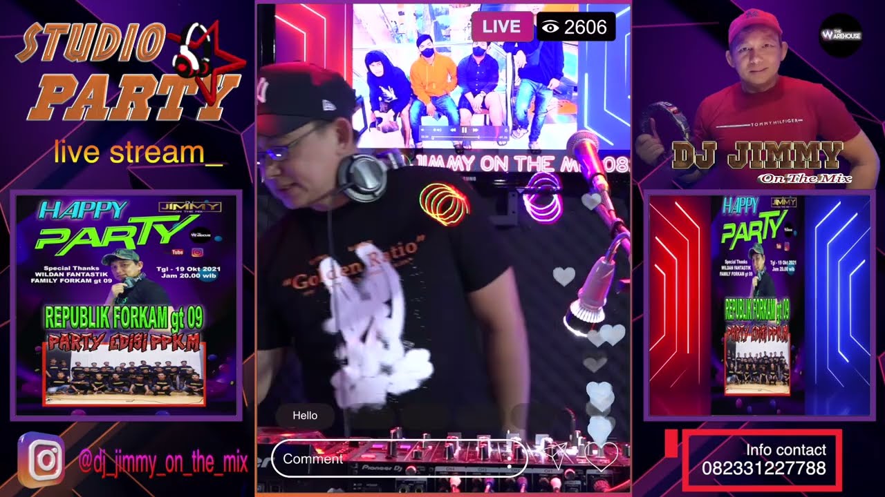 HAPPY PARTY REPUBLIK FORKAM gt09 PARTY EDISI PPKM BY DJ JIMMY ON THE MIX