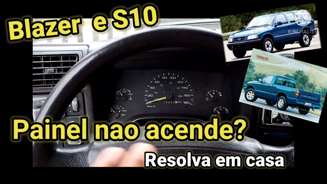 painel de instrumentos não acende? S10 blazer como resolver?