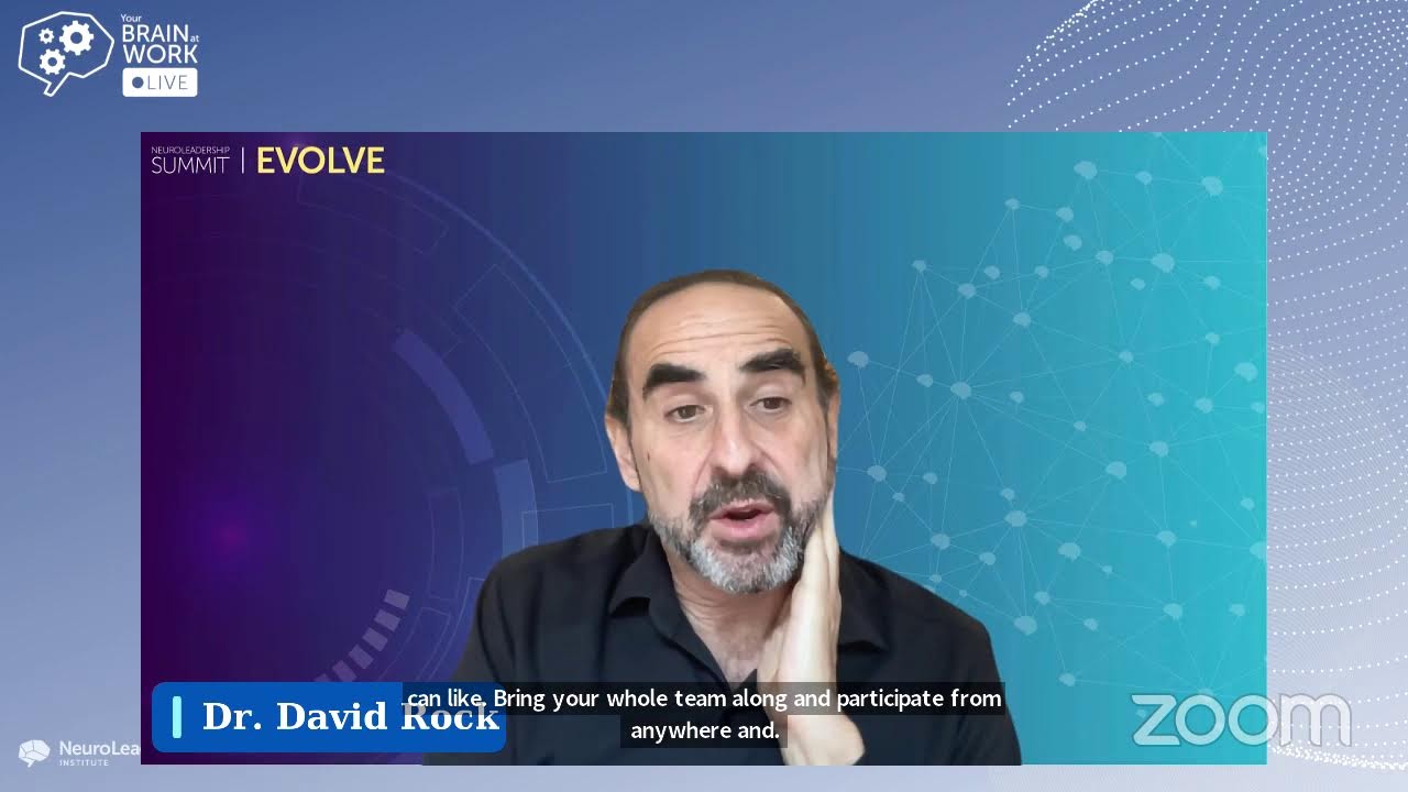 Your Brain at Work LIVE | The Neuroscience of Creativity and Insight