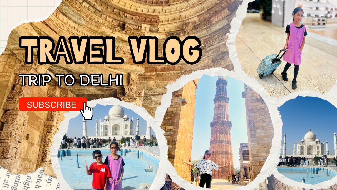 Trip to Dehli ✈️🇮🇳 #tajmahal #agra #qutubminar #wondersoftheworld 