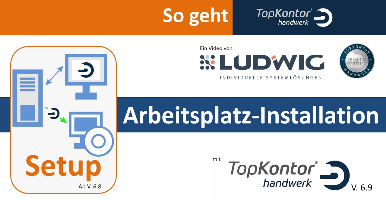 Arbeitsplatzinstallation von TopKontor Handwerk 6 und blue:solution - tophandwerk 7