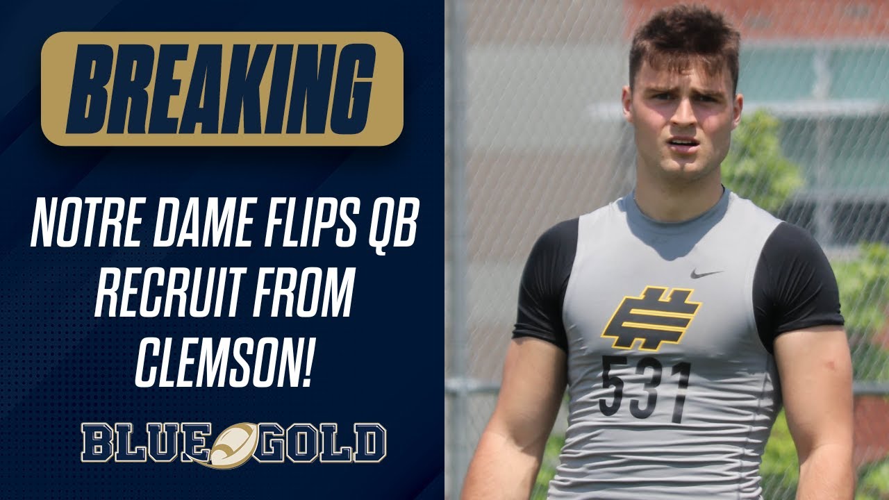 🚨 SHOCKER! 2025 QB Blake Hebert flips commitment from Clemson to Notre Dame