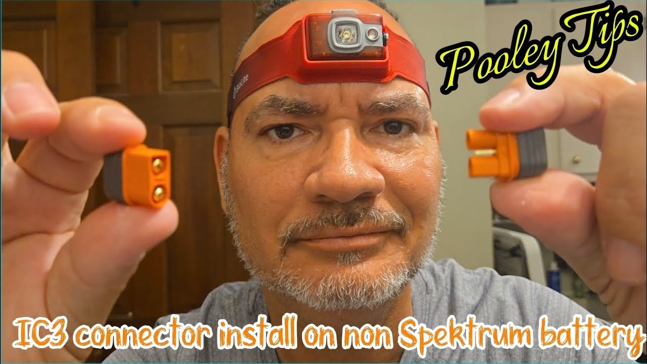 IC3 connector install on non Spektrum battery Pooley Tips