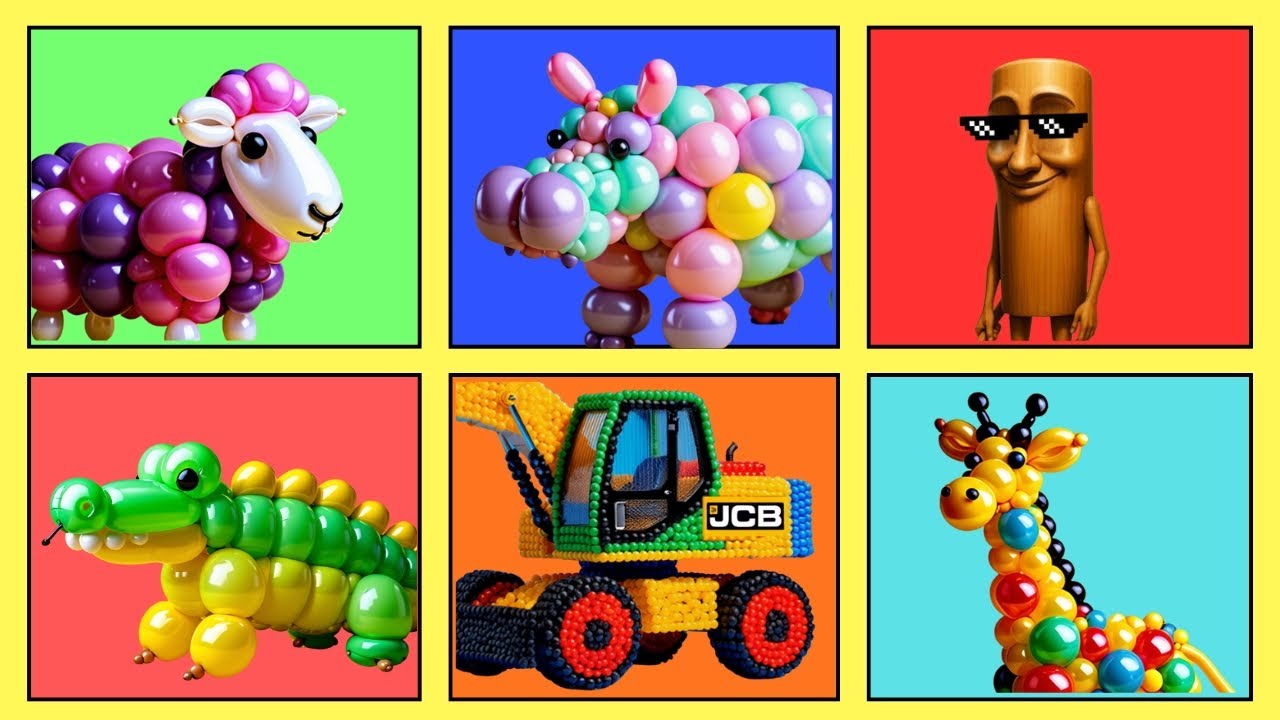 The mascot vibrato assistant JCB and Balloon Animals 4