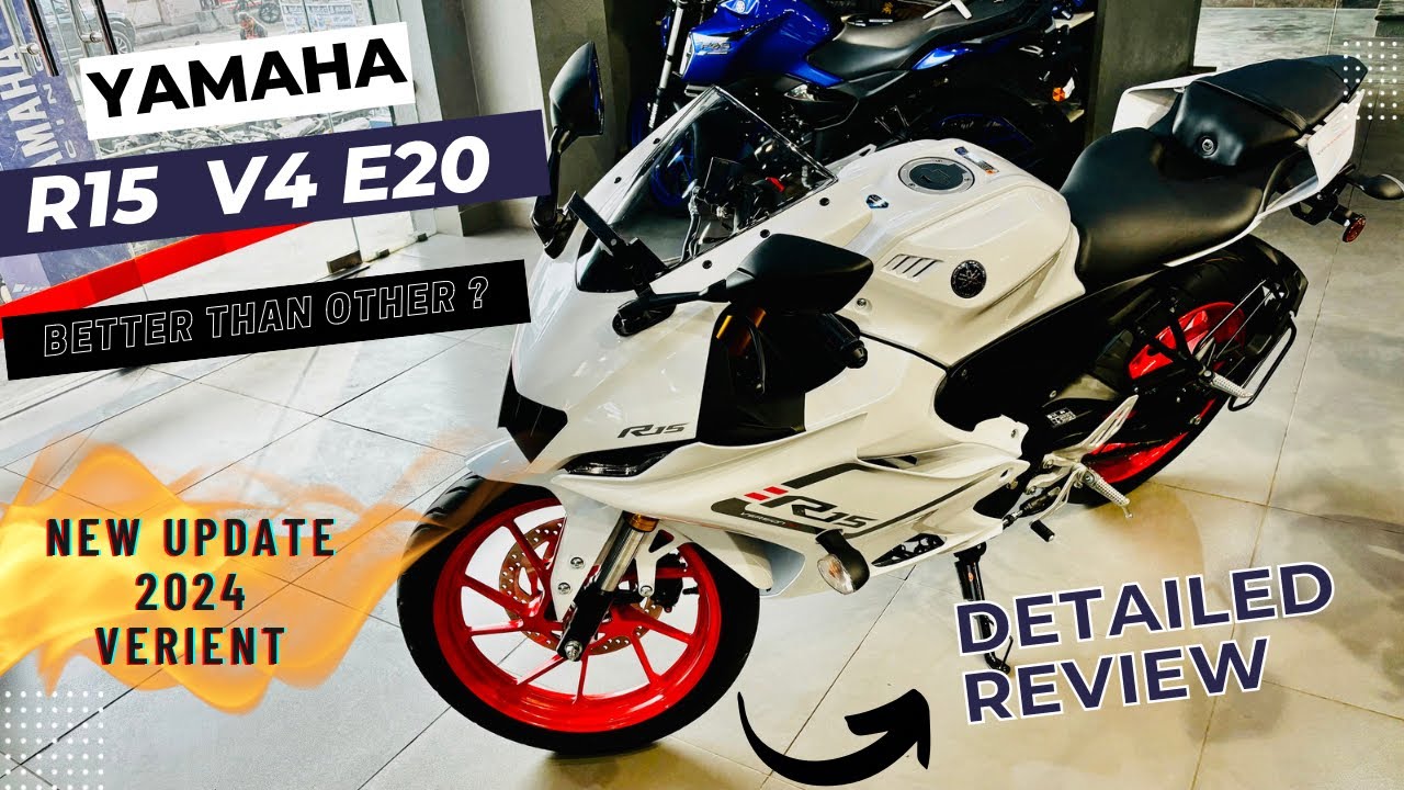 2024 Yamaha R15 V4 E20 Intensity White - Full Review | Price, Mileage & New Updates!