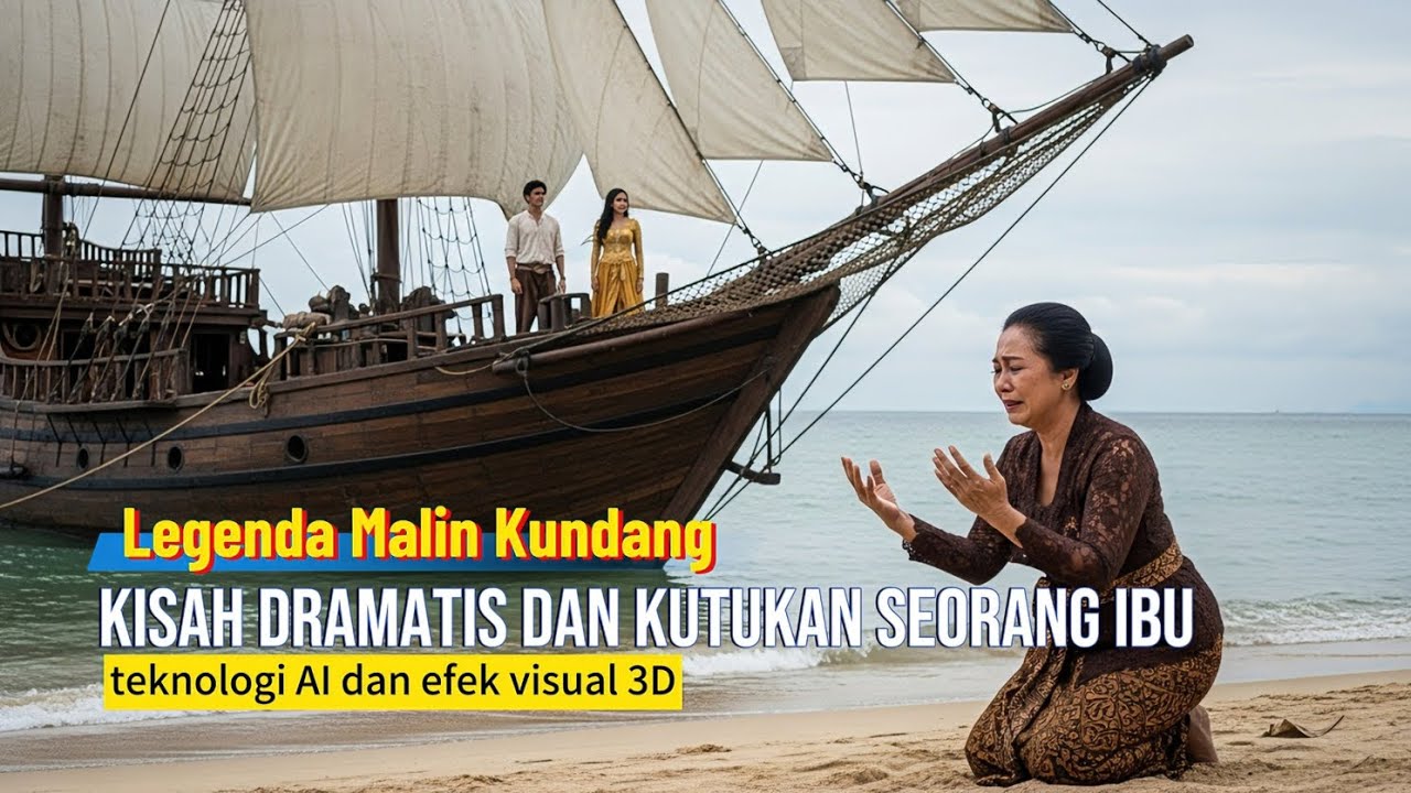 Legenda Malin Kundang &ndash; Kutukan Seorang Ibu | Kisah Dramatis dalam 3D & AI