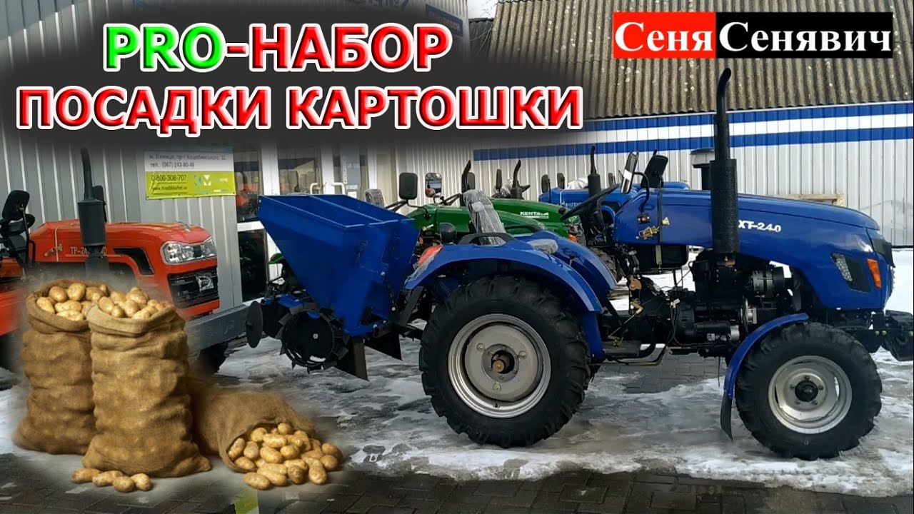Чому ОВОЧІ ДОРОЩАЮТЬ! Трактор Xingtai 240 з двохрядною сажалкою для картоплі