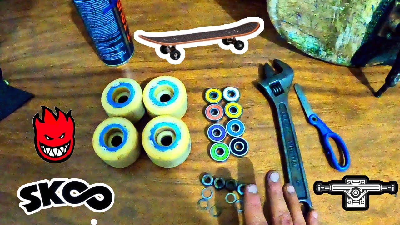 APRENDE a DARLE MANTENIMIENTO a tu SKATEBOARDING / SERVICIO COMPLETO / Baleros, trucks, etc.