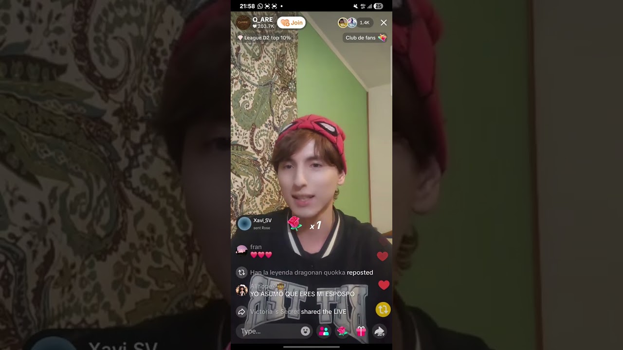 28102025 Q_ARE - AIDEN (Livestream en Tiktok)