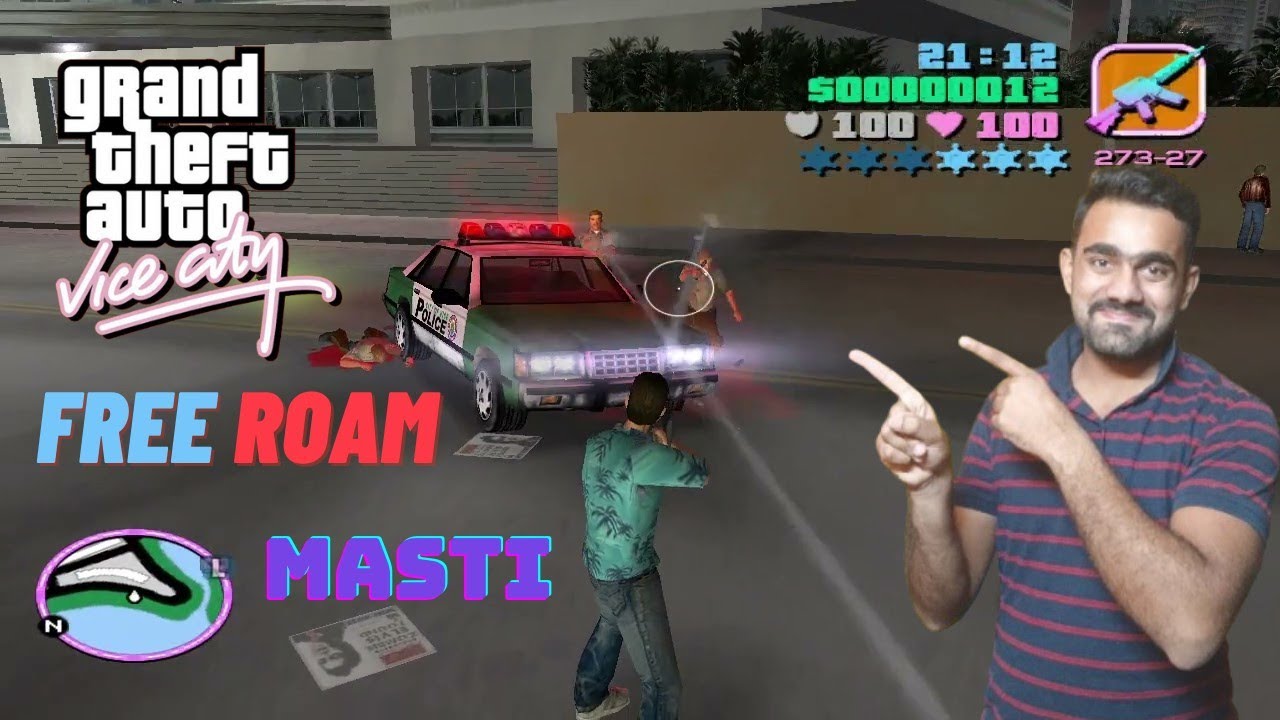 GTA VICE CITY FREE ROAM PC GAMEPLAY || GTA VICE CITY CLEO MODS PC
