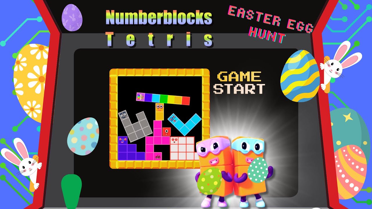Easter Egg Hunt Numberblocks Octoblock & Friends Trapped Inside The World of Tetris by Terrible Twos