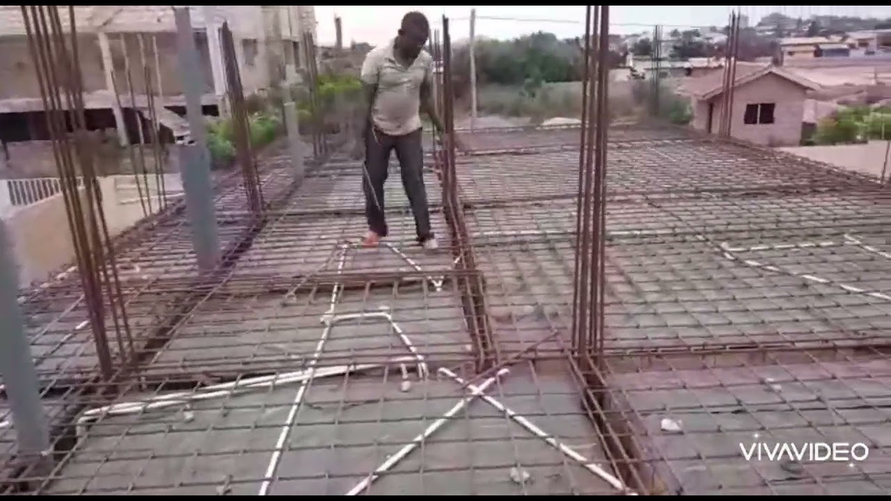 Electricals, Iron Rods, Concrete Flowing, Pipes | Lands and Property Ghana | Building In Ghana!