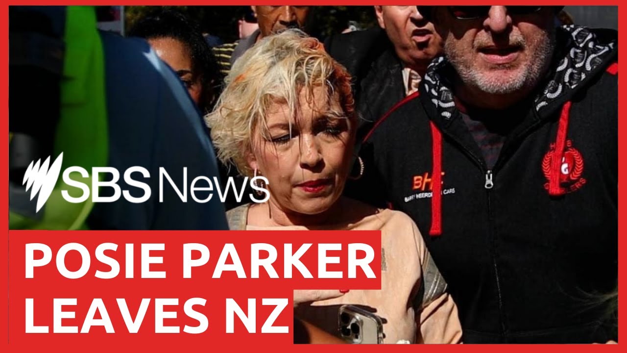 Anti-trans campaigner Posie Parker leaves New Zealand after counter-protests | SBS News