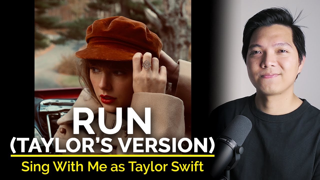 Run Taylor's Version (Male Part Only - Karaoke) - Taylor Swift ft. Ed Sheeran