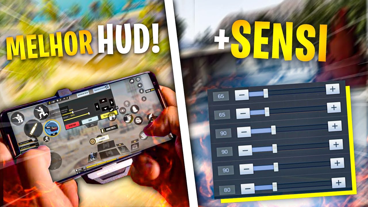 A melhor HUD e SENSIBILIDADE pro Battle Royale? - COD: MOBILE